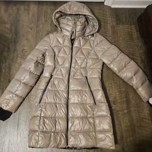 Anne Klein Women's Puffer Coat - Taupe
